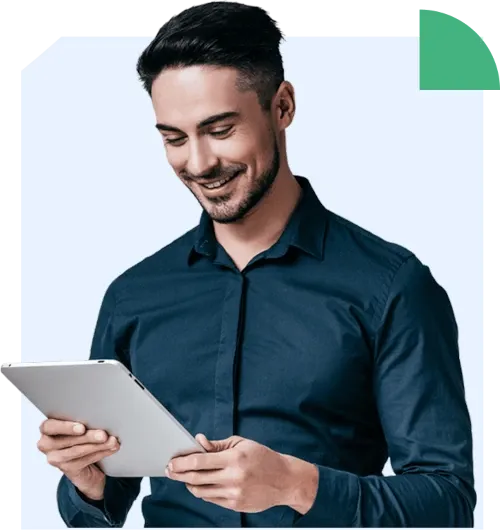 Persona usando tablet